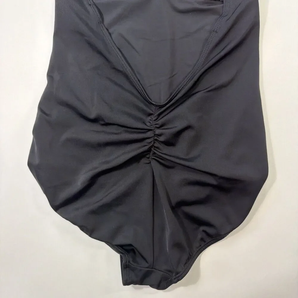 Martin & Osa Women’s Low Back Black Be Piece Bathing Suit Size 6